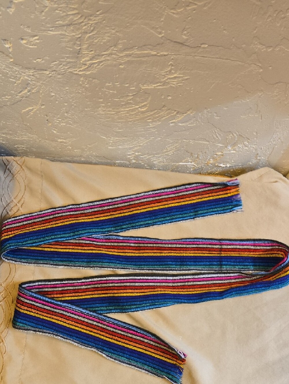 Multicolor Striped Waist Sash Belt - Picture 3 of 3